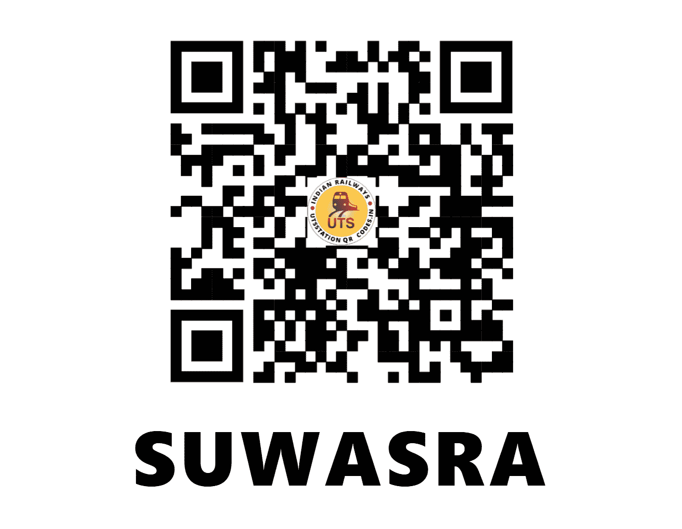 UTS QR Code for SUWASRA - SVA - WC (MADHYA PRADESH)